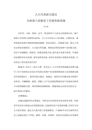 人大代表提交建议.docx