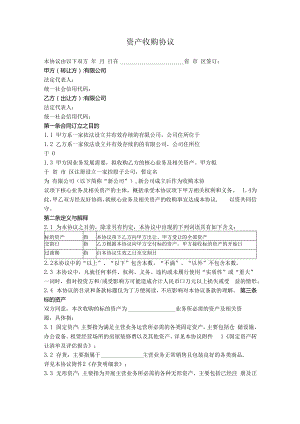 10.资产收购协议（新设公司收购）.docx