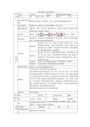 一氧化碳的安全技术说明书.docx