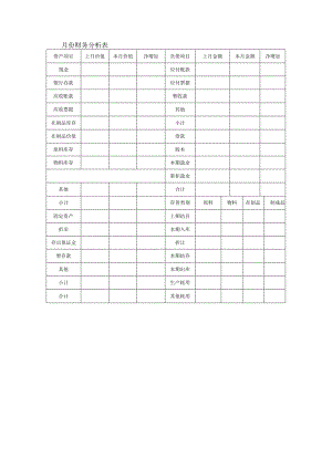 主要财务报表模板.docx