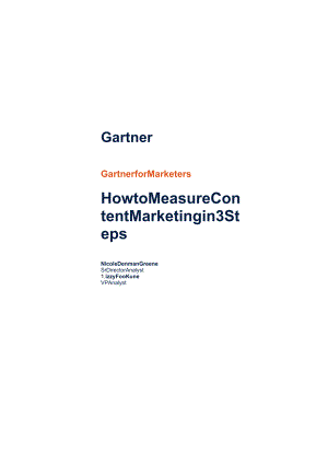 Gartner-如何通过三个步骤衡量内容营销（英）-2021.10-17正式版.docx