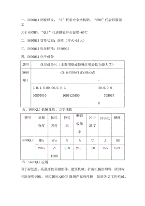 S690QL1低温性能详解.docx