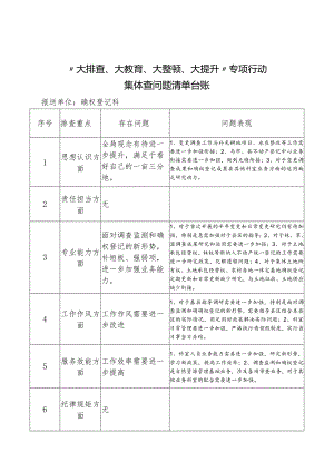(确权登记科)排查问题清单.docx
