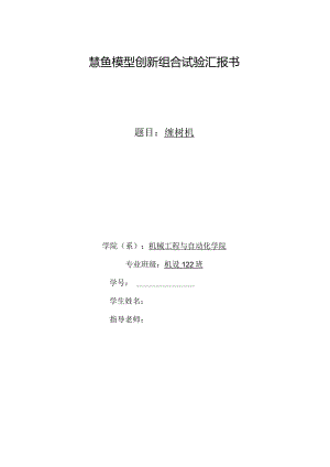2021年慧鱼模型创新组合实验报告书.docx
