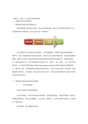 “潭柘寺—戒台寺”旅游总体发展规划初期重点项目说明报告.docx
