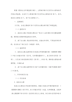 2022年3月吉林省主要城市饮用水源水质月报.docx