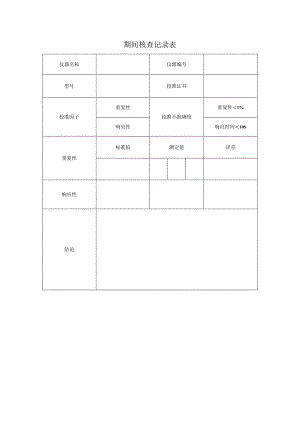CO CO2期间核查记录表.docx