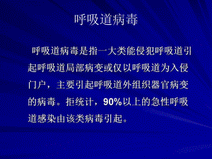 [最新]一呼吸道病毒.ppt