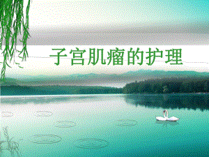 疾病查房—子宫肌瘤的护理1.ppt