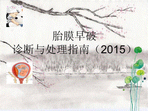 胎膜早破PPT.ppt
