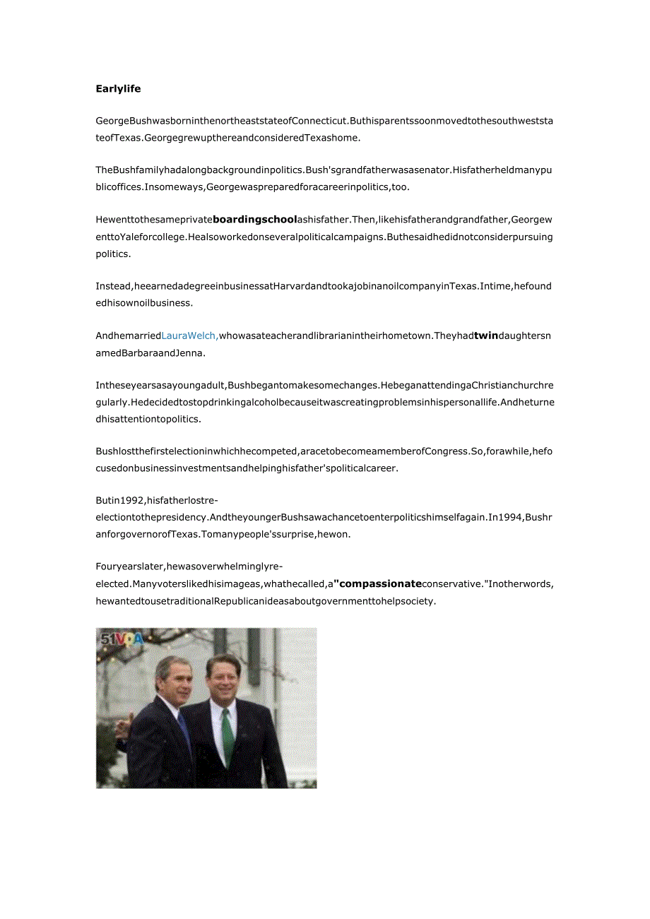 美国总统41 乔治·沃克·布什(小布什).docx_第2页