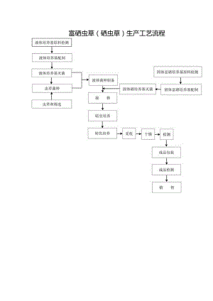 硒虫草生产工艺流程.docx
