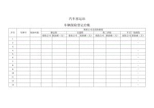 汽车客运站车辆保险登记台账.docx