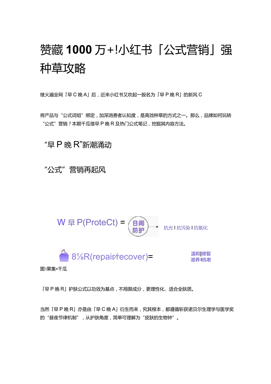 赞藏1000万+!小红书「公式营销」强种草攻略.docx_第1页