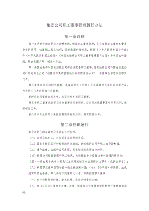 集团公司职工董事管理暂行办法.docx