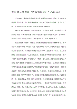观看警示教育片心得体会.docx