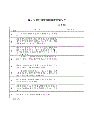 采掘接续紧张情况检查表.docx
