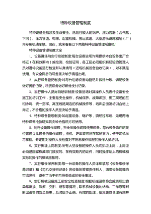 特种设备管理制度.docx