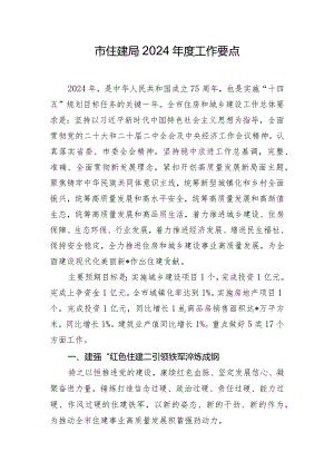 市住建局2024年度工作要点.docx