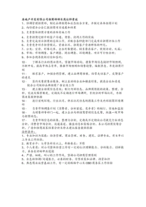 房地产开发有限公司招商部部长岗位职责述.docx