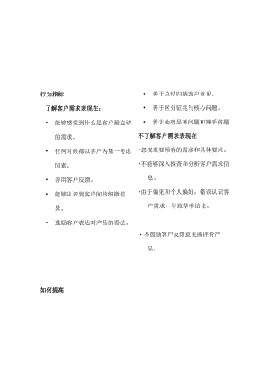 了解客户需求客户服务员工职业发展手册.docx