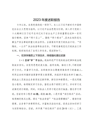 执法局局长2023年述职报告.docx