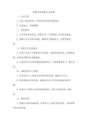 季度总结表彰大会流程.docx