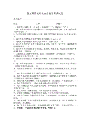 电梯司机考试题2.docx