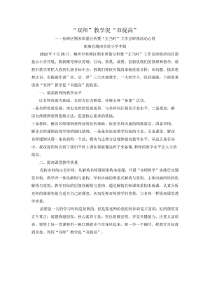 “双师”教学促“双提高”.docx