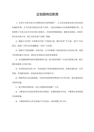 企划部岗位职责.docx