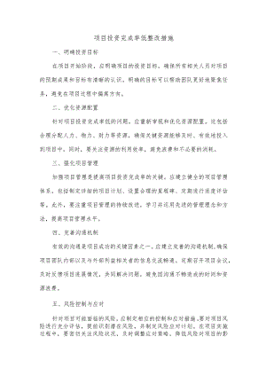 项目投资完成率低整改措施.docx