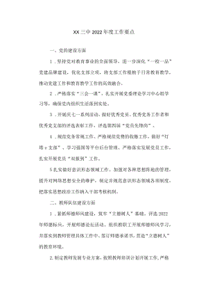 三中2022年度工作要点.docx