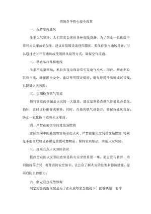 消防冬季防火安全政策.docx