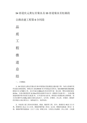 品质工程推进报告.docx