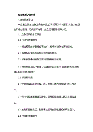 应急救援小组职责.docx