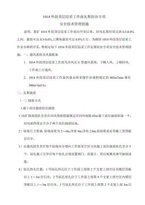 顶层综采瓦斯防治措施.docx