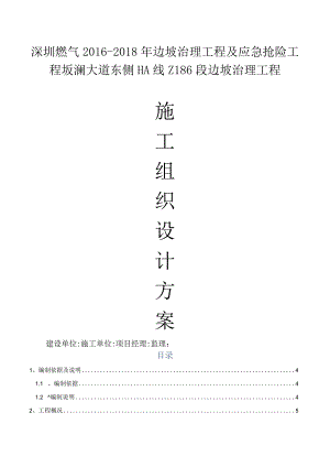 Z边坡治理工程施工组织设计方案.docx