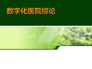 数字化医院综论.ppt
