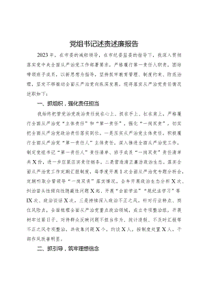 党组书记述责述廉报告.docx
