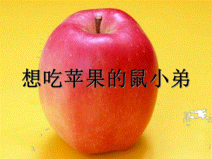 想吃苹果的鼠小弟绘本ppt.ppt