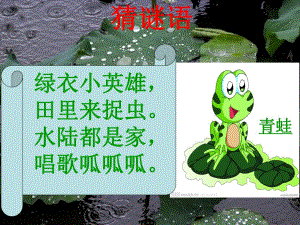 青蛙写诗课件(优质课)ppt.ppt