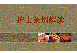 [临床医学]护士条例解读.ppt