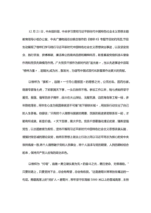 个人观看榜样8学习心得材料精选资料.docx