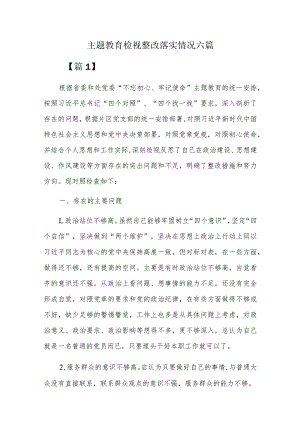 主题教育检视整改落实情况六篇.docx