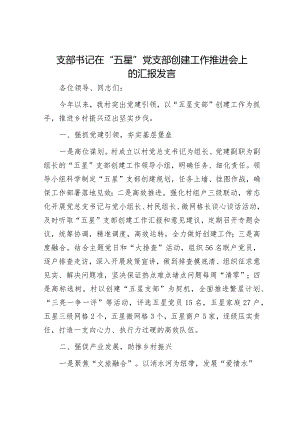在党建工作推进会上的发言材料（精选两篇合辑）.docx