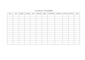 全自动固定资产折旧表格模板.docx