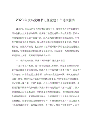 2023年度基层党组织书记抓党建工作述职报告（两篇范文）.docx