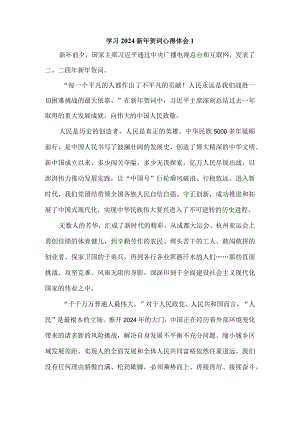 学习2024新年贺词心得体会二.docx