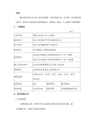 防汛应急方案模板.docx