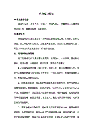 应急反应预案.docx